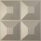 Ekena Millwork 11 7/8in. W x 11 7/8in. H Swindon EnduraWall Decorative 3D Wall Panel Covers 0.98 Sq. Ft. WP12X12SWCSV - alternate 1